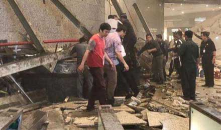印尼证交所楼层坍塌77伤 其中50多名伤者为大学生