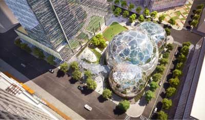 花40亿美金造3个大玻璃球，这下全世界的总部大楼都输给了亚马逊