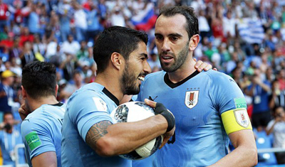 世界杯-苏神百场战进球 乌拉圭1-0沙特提前出线