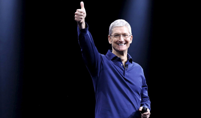 苹果成为首家市值破万亿美元的科技公司