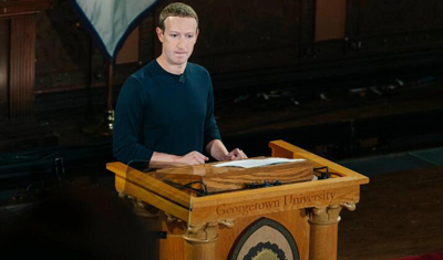扎克伯格：Facebook是言论自由和民主的捍卫者