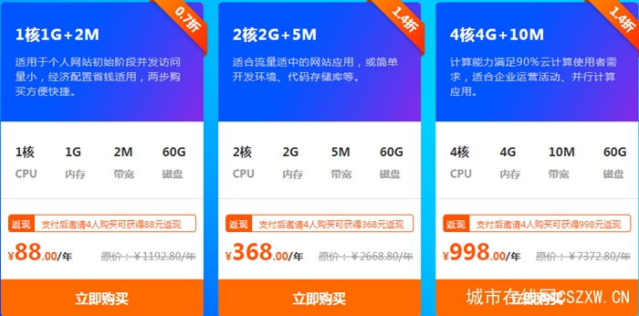 【星戈云】智惠上云0.7折起，服务器0元享，还享最高998元返现