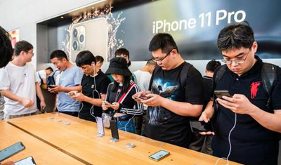 19年12月iPhone在华销售320万部较18年大涨18.7%