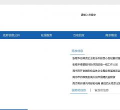 中国南京政府网站群