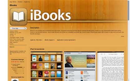 苹果更新iBooks应用挑战亚马逊电子图书业务