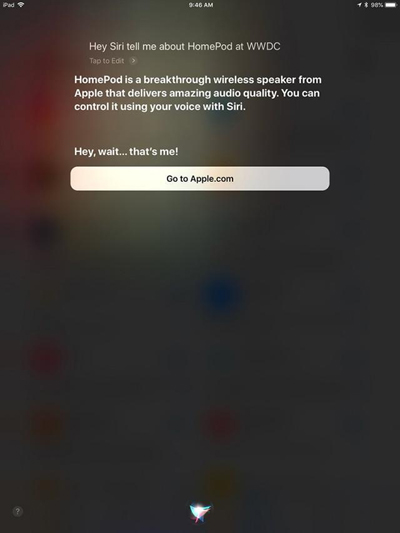 Siri 暗示苹果 WWDC 推出新款 HomePod