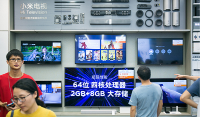 小米电视：电视出货量中国第一，占印度整体市场份额超过10%