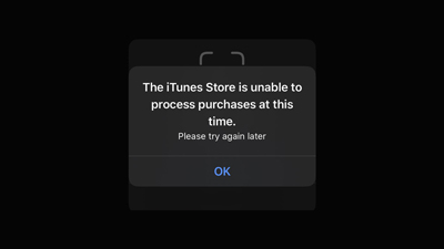 iOS、iPadOS 出现 iTunes Store 的弹窗 Bug