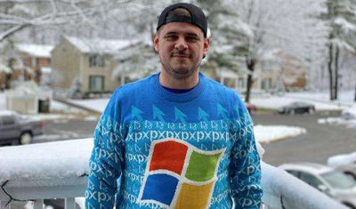微软推出一种特殊的纪念 Win XP 主题毛衣