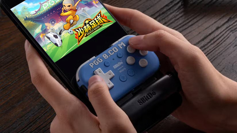 支持安卓+iPhone，8BitDo手柄为何适合PG少林足球游戏？