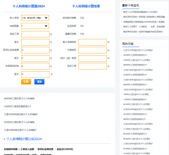 个人所得税计算器