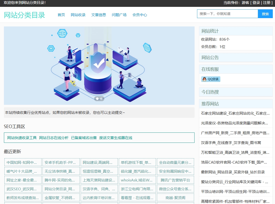 网站目录导航